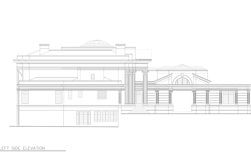 House Plan Design - Exterior - Other Elevation for Classical House Plan #119-164 - 5 bed, 6.5 bath