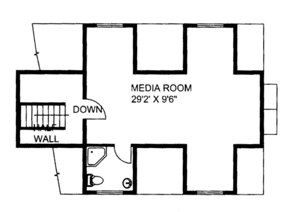 Architectural House Design - Ranch Floor Plan - Other Floor Plan #117-850