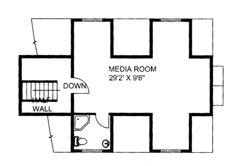 Dream House Plan - Floor Plan - Other Floor for Ranch House Plan #117-850 - 4 bed, 4 bath