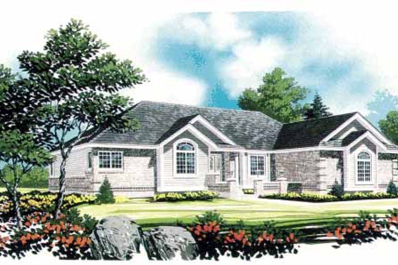 Dream House Plan - European Exterior - Front Elevation Plan #308-287