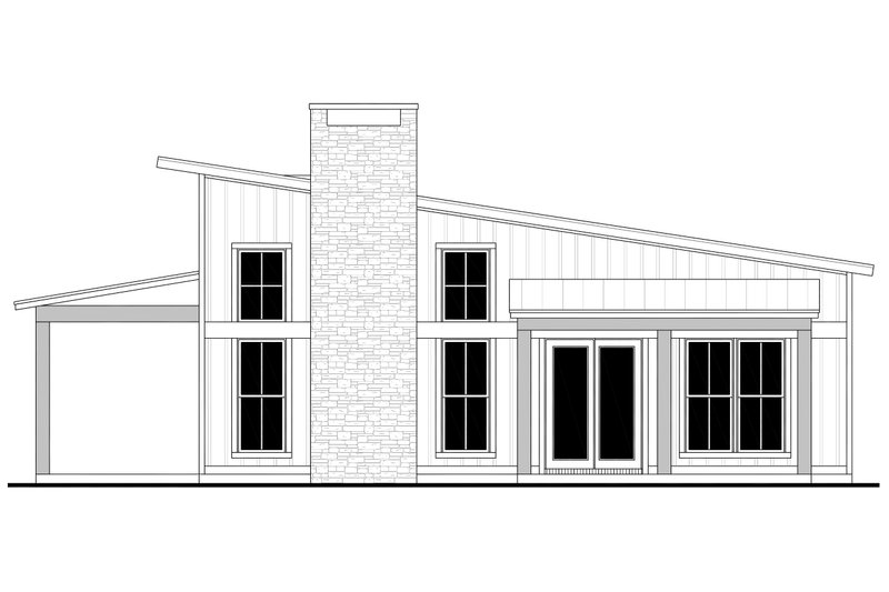 Architectural House Design - Exterior - Other Elevation 1 for Barndominium House Plan #430-381 - 3 bed, 2.5 bath
