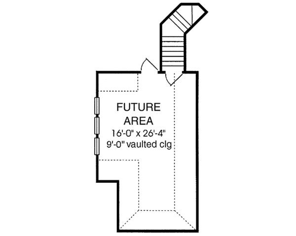 Dream House Plan - European Floor Plan - Upper Floor Plan #974-44