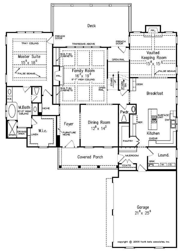 Home Plan - Country Floor Plan - Main Floor Plan #927-370