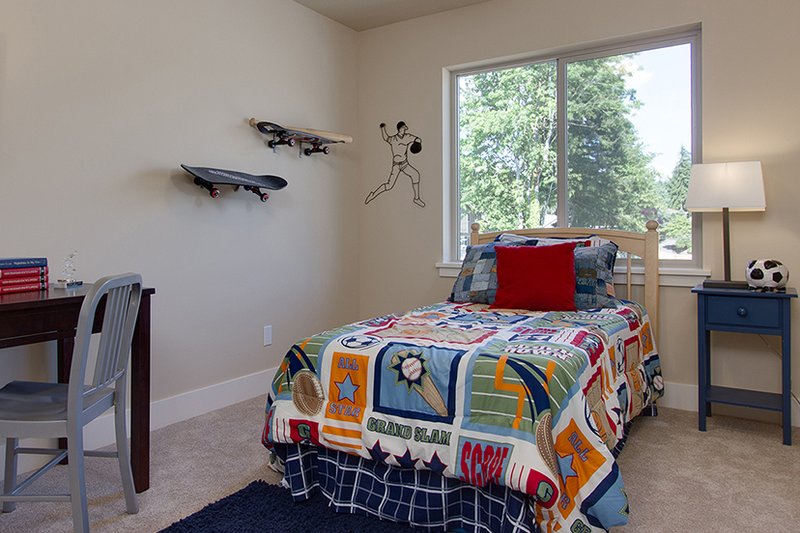 Architectural House Design - Interior - Bedroom for Contemporary House Plan #132-564 - 4 bed, 3 bath