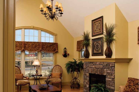 Interior - Family Room 1 for Tudor House Plan #929-613 - 3 bed, 2.5 bath