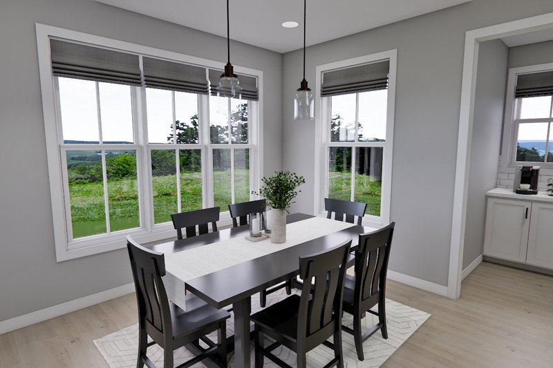 House Plan Design - Interior - Dining Room for Craftsman House Plan #51-1301 - 4 bed, 3.5 bath