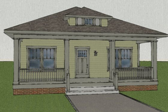 Exterior - Other Elevation 2 for Craftsman House Plan #461-4 - 3 bed, 2 bath
