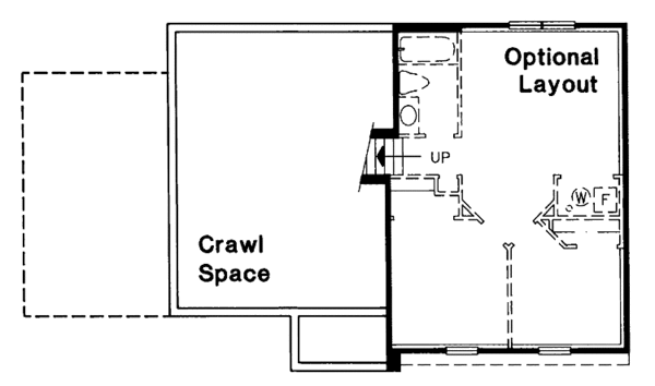 Architectural House Design - Contemporary Floor Plan - Lower Floor Plan #320-758