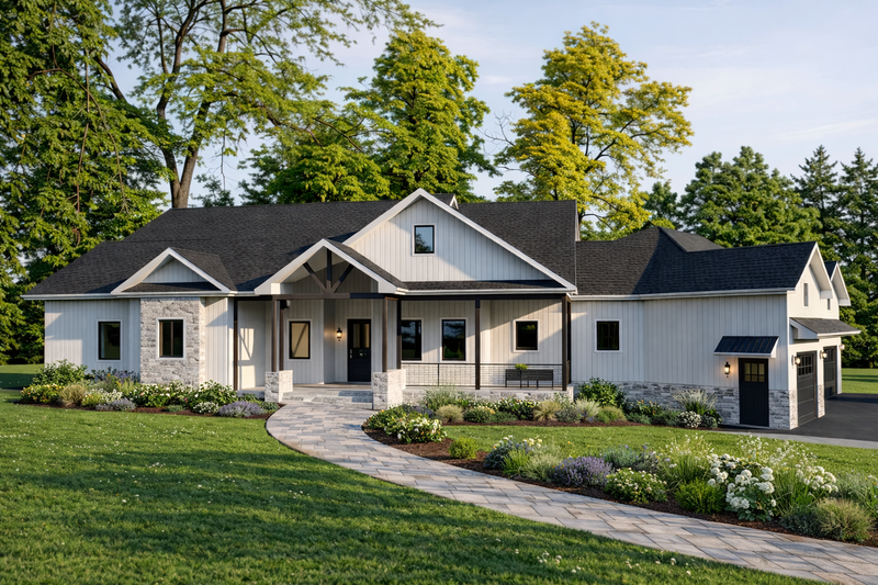 House Plan Design - Photo 4 for Farmhouse House Plan #1109-30 - 4 bed, 3.5 bath