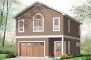 Country Style House Plan - 1 Beds 1.5 Baths 1015 Sq/Ft Plan #23-2461 