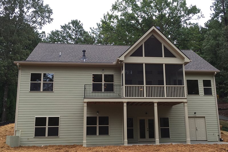 Home Plan - Exterior - Rear Elevation for Ranch House Plan #437-79 - 3 bed, 2 bath