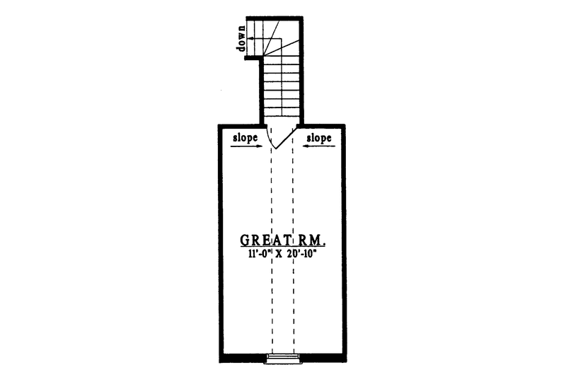 Dream House Plan - Floor Plan - Other Floor for Ranch House Plan #42-516 - 3 bed, 2 bath
