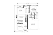 Craftsman Style House Plan - 3 Beds 2.5 Baths 1816 Sq/Ft Plan #53-552 