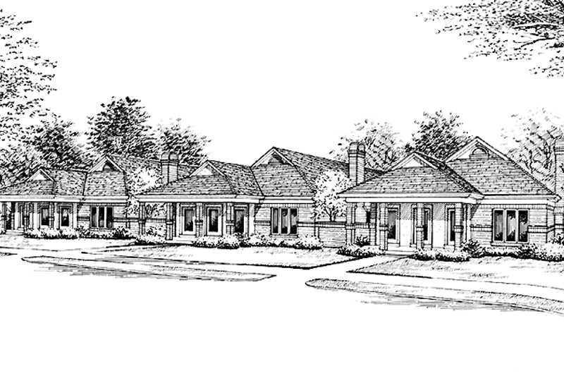 Home Plan - Traditional Exterior - Front Elevation Plan #45-434