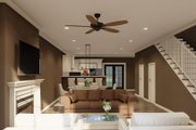 European Style House Plan - 2 Beds 2.5 Baths 6040 Sq/Ft Plan #17-2525 
