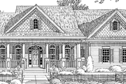 Country Style House Plan - 3 Beds 2 Baths 2513 Sq/Ft Plan #46-778 