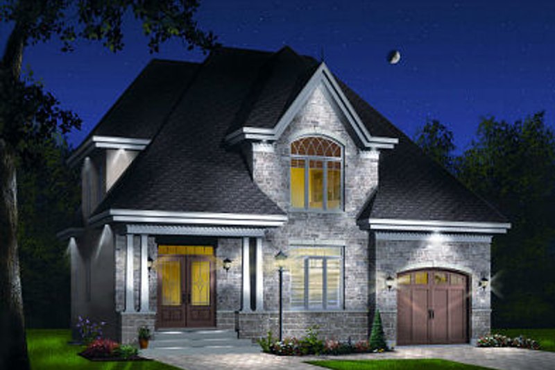 Home Plan - Traditional Exterior - Front Elevation Plan #23-721