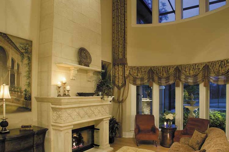 Home Plan - Interior - Family Room for European House Plan #930-361 - 4 bed, 4.5 bath