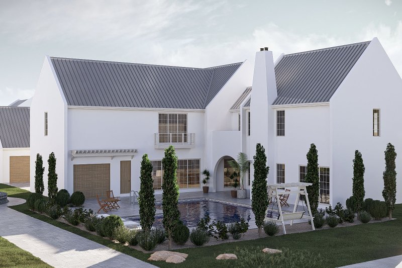 Dream House Plan - Exterior - Other Elevation 4 for Beach House Plan #455-756 - 5 bed, 5.5 bath