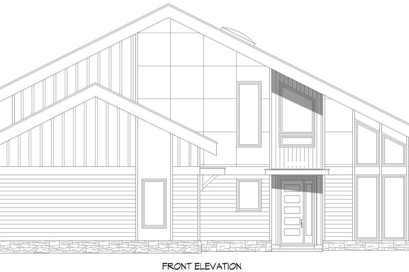Dream House Plan - Exterior - Front Elevation 3 for Beach House Plan #932-1073 - 3 bed, 3 bath