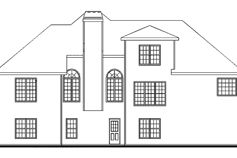 Home Plan - Exterior - Rear Elevation for Country House Plan #927-802 - 3 bed, 2.5 bath