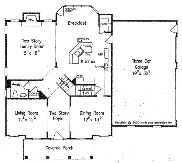 Dream House Plan - Classical Floor Plan - Main Floor Plan #927-576