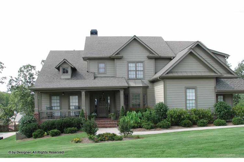 Architectural House Design - Exterior - Front Elevation 3 for Traditional House Plan #54-344 - 5 bed, 3.5 bath