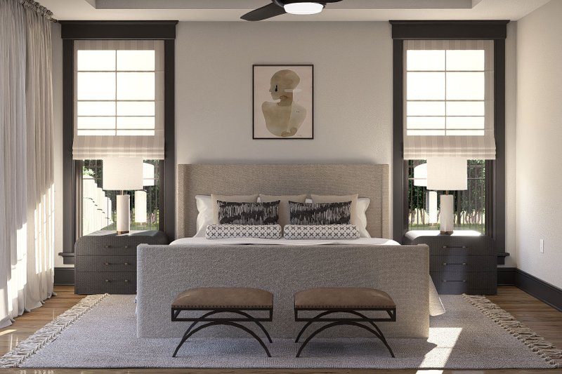 Dream House Plan - Interior - Master Bedroom 1 for Colonial House Plan #455-388 - 5 bed, 4.5 bath