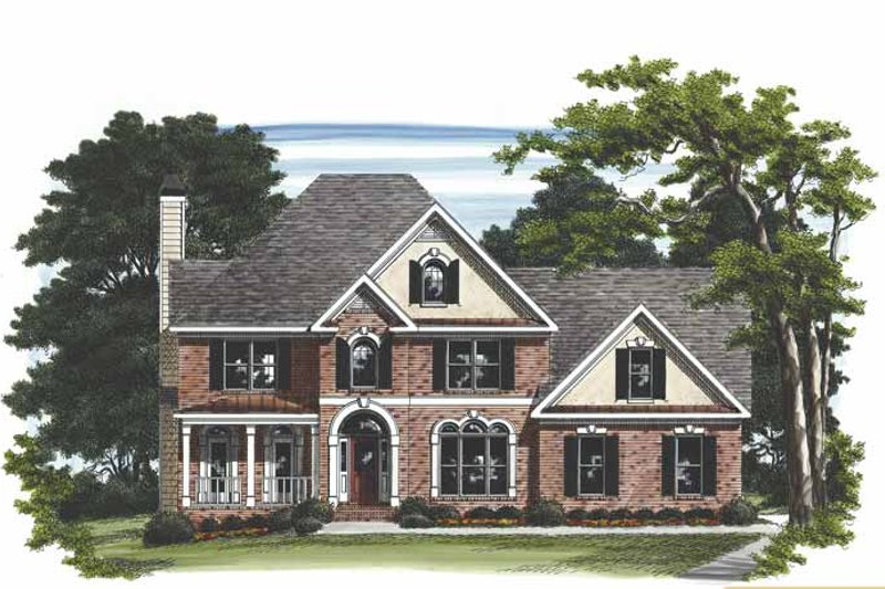 House Blueprint - Traditional Exterior - Front Elevation Plan #927-466
