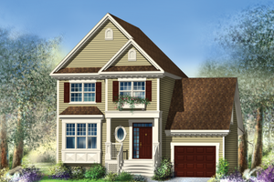Traditional Exterior - Front Elevation Plan #25-4483