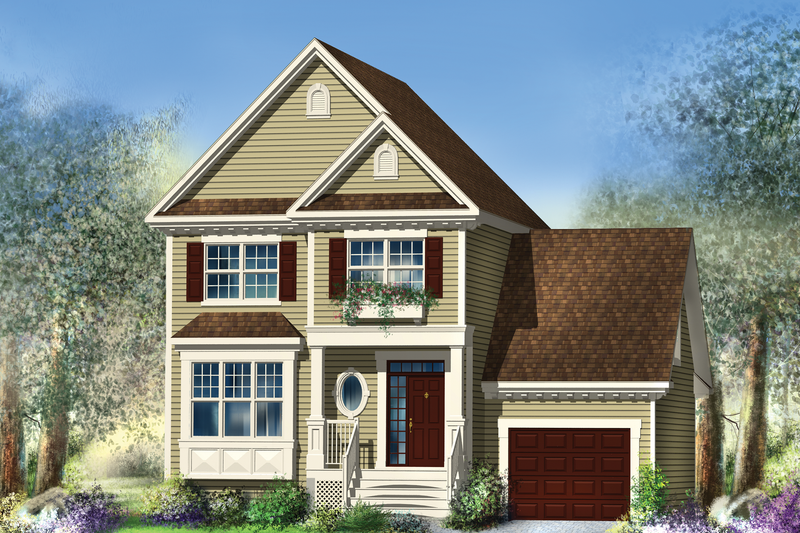 Traditional Style House Plan - 3 Beds 1 Baths 1591 Sq/Ft Plan #25-4483