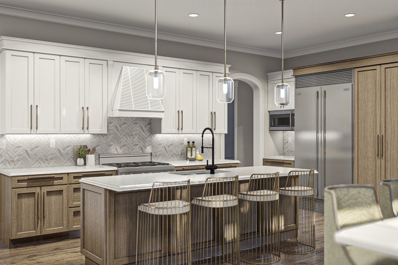 House Plan Design - Interior - Kitchen 1 for Modern House Plan #455-518 - 3 bed, 2.5 bath