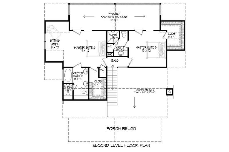 House Plan Design - Floor Plan - Upper Floor for Country House Plan #932-389 - 3 bed, 3.5 bath