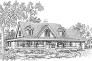 Country Style House Plan - 3 Beds 2.5 Baths 2370 Sq/Ft Plan #929-367 