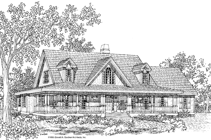 Home Plan - Exterior - Front Elevation 3 for Country House Plan #929-367 - 3 bed, 2.5 bath