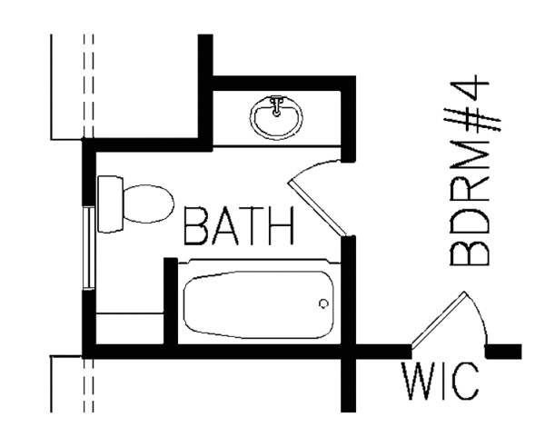 Architectural House Design - Craftsman Floor Plan - Other Floor Plan #54-274