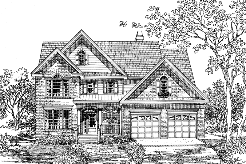 Home Plan - Exterior - Front Elevation 3 for Country House Plan #929-646 - 3 bed, 2.5 bath