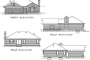 Traditional Style House Plan - 3 Beds 2 Baths 1204 Sq/Ft Plan #47-232 