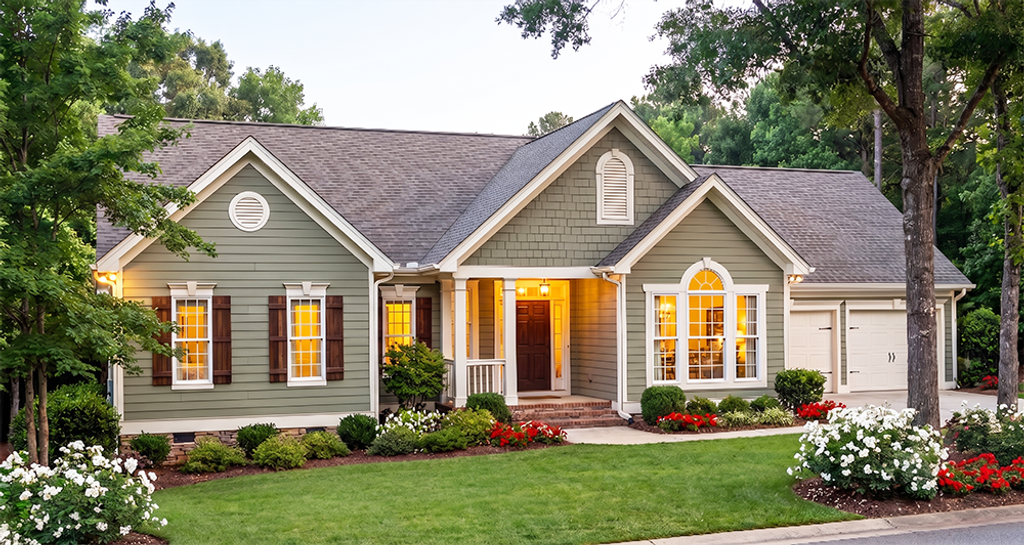 Exterior - Front Elevation 2 for Traditional House Plan #406-199 - 3 bed, 2 bath