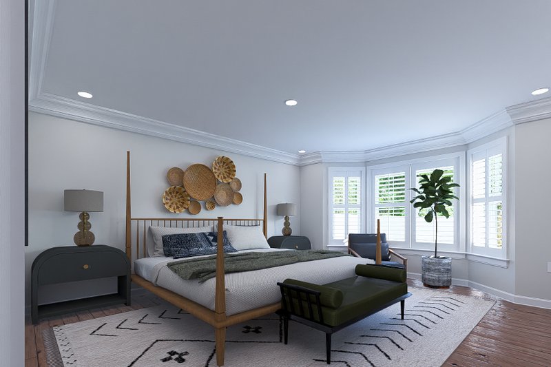 House Design - Interior - Master Bedroom 2 for Ranch House Plan #1060-222 - 3 bed, 2.5 bath