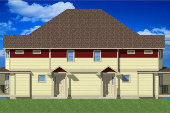 Exterior - Other Elevation 1 for Farmhouse House Plan #126-153 - 3 bed, 1.5 bath