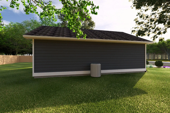 Exterior - Other Elevation 1 for Traditional House Plan #126-284 - 2 bed, 1 bath