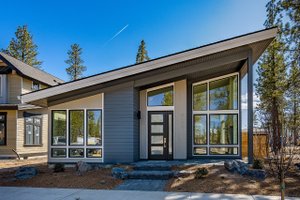 House Blueprint - Modern Exterior - Front Elevation Plan #895-124