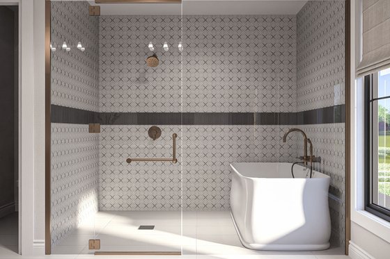 Interior - Master Bathroom 1 for Farmhouse House Plan #455-682 - 4 bed, 4.5 bath