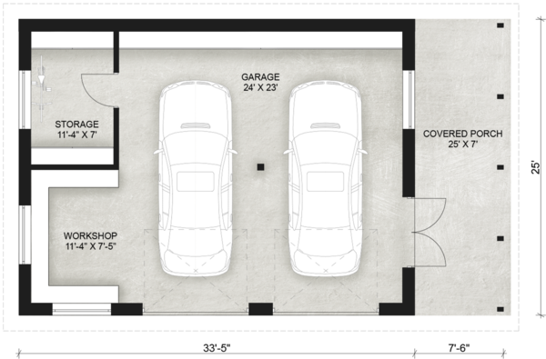 House Plan Design - Contemporary Floor Plan - Main Floor Plan #924-8