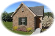 Traditional Style House Plan - 3 Beds 2 Baths 1122 Sq/Ft Plan #81-13857 