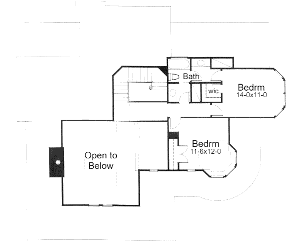 Cottage Floor Plan - Upper Floor Plan #120-121