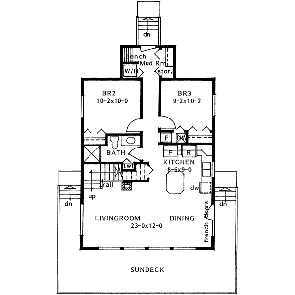 Home Plan - Traditional Floor Plan - Main Floor Plan #126-131