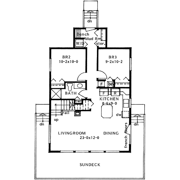 Traditional Floor Plan - Main Floor Plan #126-131