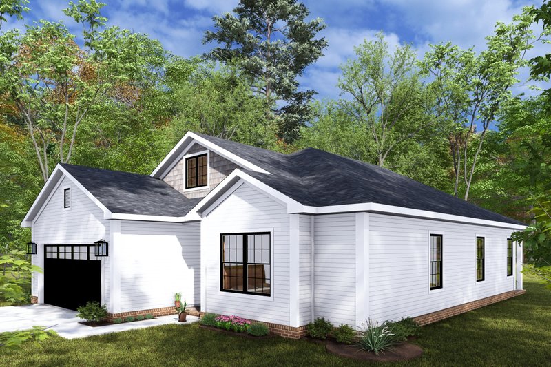 Home Plan - Exterior - Other Elevation for Cottage House Plan #513-2275 - 3 bed, 2 bath